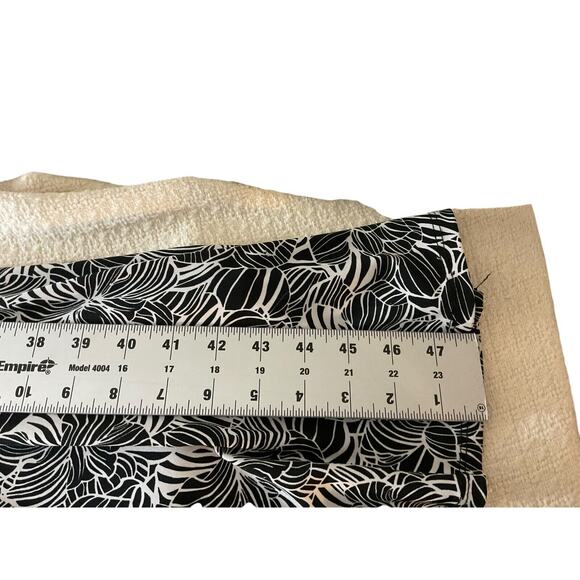 Perceptions Women's 16W Black White Dress Floral Print Scoop Neck Sleeveless - Picture 6 of 15